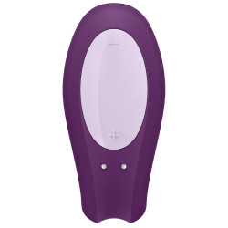 Satisfyer Stimulateur connecté Double Joy Satisfyer Mauve